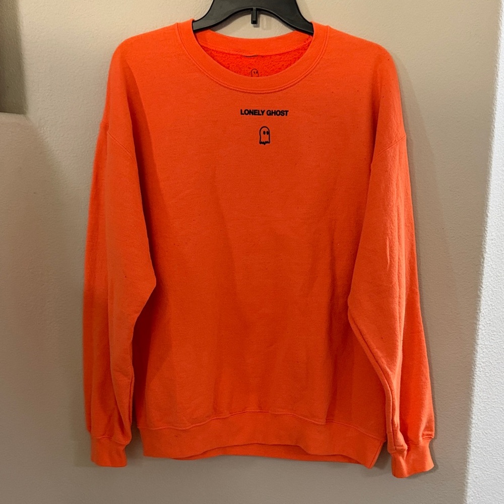 Lonely Ghost Orange Crewneck Sweatshirt